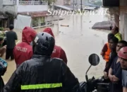 Banjir Sungai Deli Rendam Kawasan Pelita, Warga Tetap Tenang Pantau Situasi