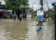 Sinyal Padam, Warga Marelan Terjebak Banjir Tanpa Komunikasi
