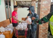 Delpin Barus Buka Dapur Umum untuk Warga Terdampak Banjir di Kota Tebing Tinggi