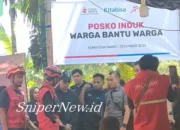 Relawan Sambangi Korban Banjir Lubuk Surau