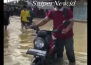 Beda Jalan, Beda Kondisi: Banjir Tanjung Pura Mulai Surut
