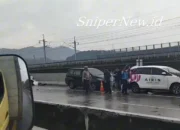 Tabrakan Beruntun di Tol Purbaleunyi KM 111–112 Picu Kemacetan Panjang