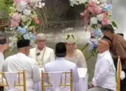 Pelaminan Alami, Akad Nikah di Air Terjun Viral