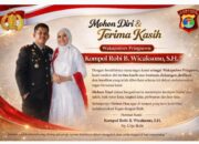 Pamit Tugas Wakapolres Pringsewu, Kompol Robi Bibowo Wicaksono S.H. Sampaikan Ucapan Terima Kasih dan Permohonan Maaf