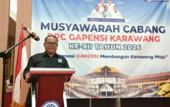 Yayat Hidayatullah Terpilih Aklamasi Pimpin BPC Gapensi Karawang Periode 2026–2031