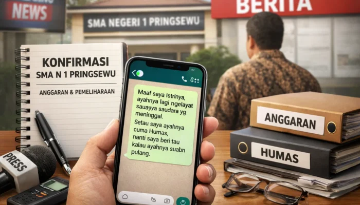 Dikonfirmasi Soal Anggaran, Humas SMA Negeri 1 Pringsewu Belum Dapat Beri Keterangan karena Berhalangan