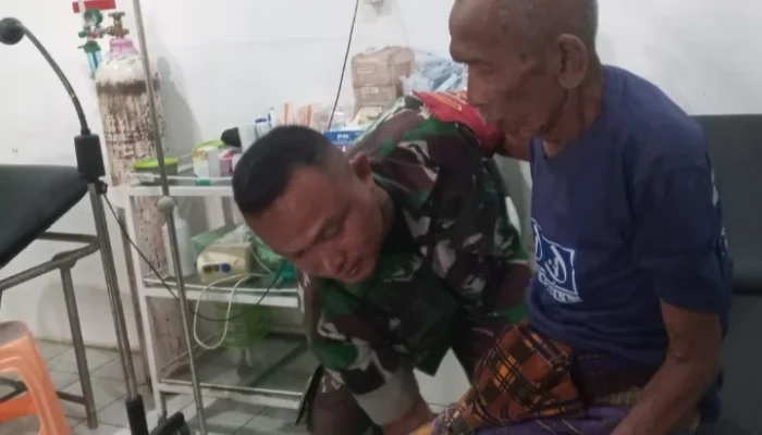 Gercep Babinsa Selamatkan Lansia Tanpa Identitas