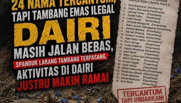 2 Minggu Bungkam, Kapolda Sumut akan disurati ke Mabes Polri, Kompolnas, Ombudsman Soal Tambang Ilegal Dairi